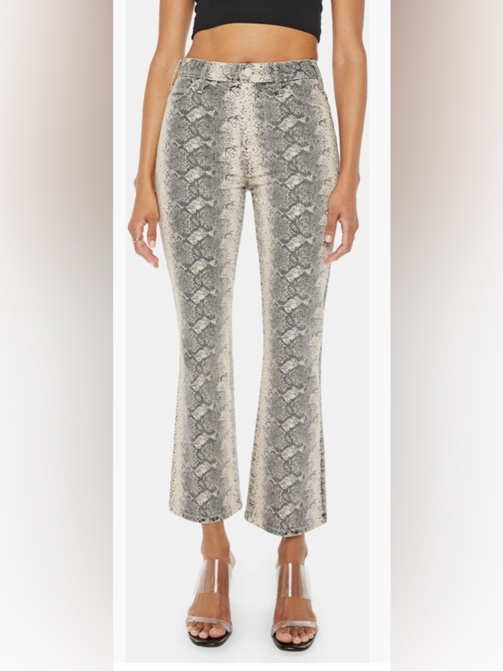MOTHER - The Hustler-  Flood Ankle Wide Leg Jeans - Size 26 - NWT - Boa Babe